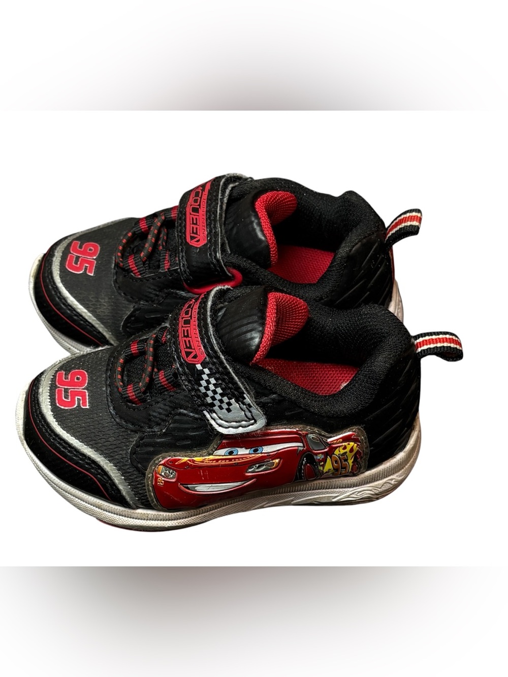Disney Cars Lightning McQueen Toddler Sneakers Size 5